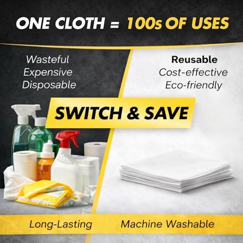 Microfiber Magic Cloth, Streak-Free Glass & Window Cleaning Cloth - Image 5