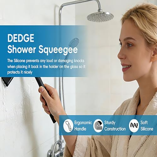DEDGE Shower Squeegee Window Glass Wiper Scraper Cleaner - Image 4