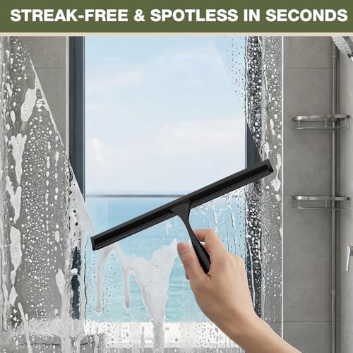 FARMER 10-Inch Shower Squeegee for Glass Doors, Windows and Mirrors - Image 3