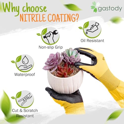 Long Sleeve Gardening Gloves for Women & Men, Long Cuff Garden Gloves - Image 5