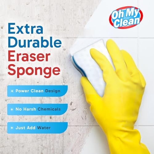 Extra Durable Eraser Sponge – Extra Thick, Long Lasting Magic Melamine Cleaning - Image 2