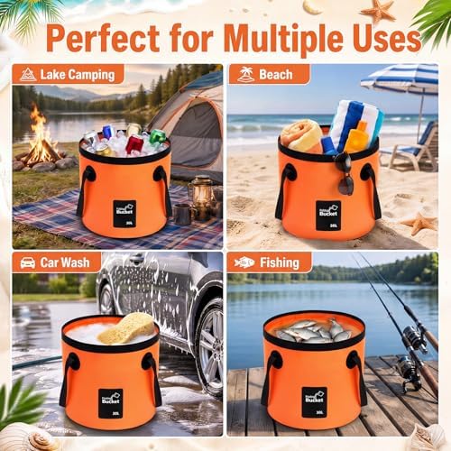 5 Gallon 4 Pack Collapsible Bucket - Image 5