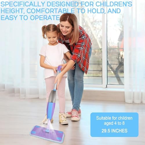 Toddler Cleaning Set Kids Spray Mop that Really Works - Image 7