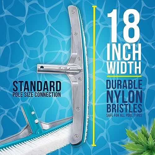 U.S. Pool Supply 18" Pool Brush Head - Image 3