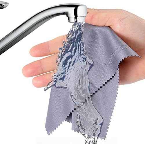 Wisdompro 8-Pack 6x7 Inches Soft Microfiber Cleaning Cloth - Image 5