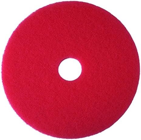 3M Red Buffer Pad 5100, 11 in by 3MCommKitchenFloorCare