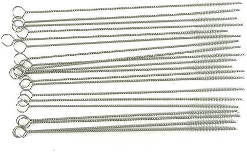 Honbay Straw Cleaner Brushes, nylon bristles stainless steel handle, Nylon - Image 5