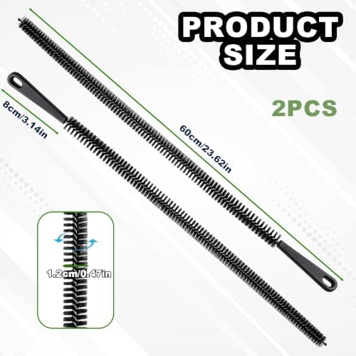 2 Pcs Drain Cleaning Brush, 23.6 Inch Long Pipe Cleaner - Image 2