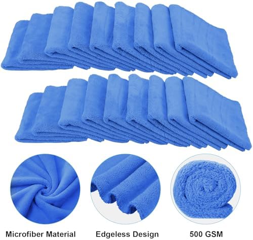 Shimeyao 30 Pcs 16 x 24 Inch Edgeless Microfiber Plush Towels - Image 3