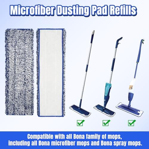 3 Pack Microfiber Dusting Pad for Bona Family of Mops - Image 2