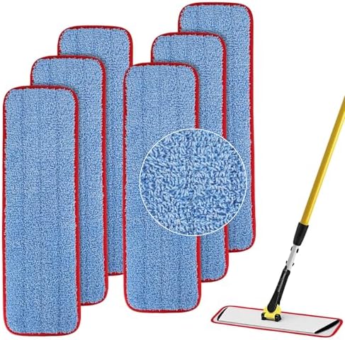 Replacement Microfiber Pad for Rubbermaid Commercial 18.5 Inch Mop Head by BeiLan