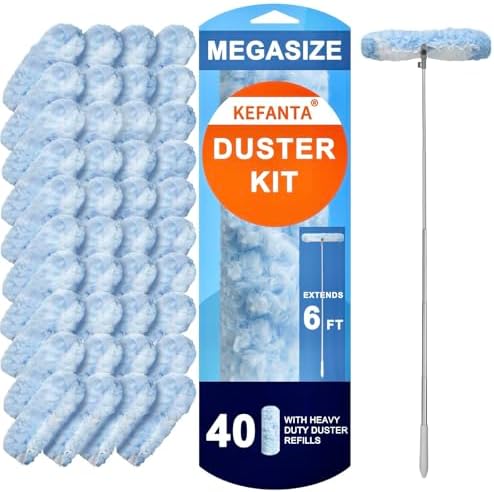 Duster Refill Kit with 6ft Super Extendable Handle by KeFanta