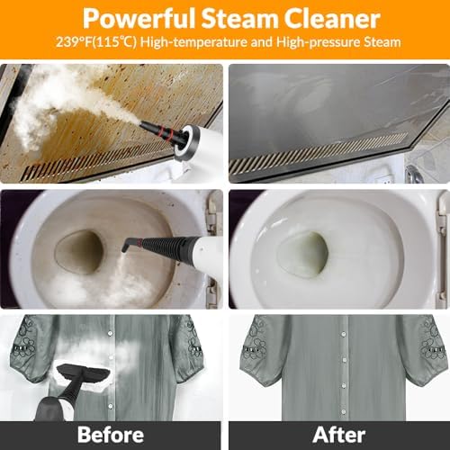 Handheld Steam Cleaner, Pressurized Hot Steam - Image 3