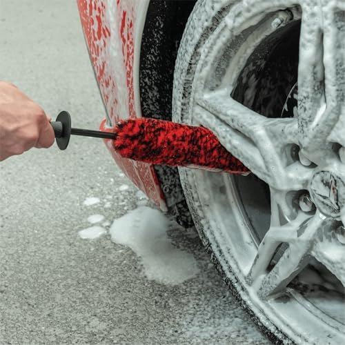 Mothers Wheel Barrel Brush, 16-Inch Wheel Cleaning Brush - Image 3