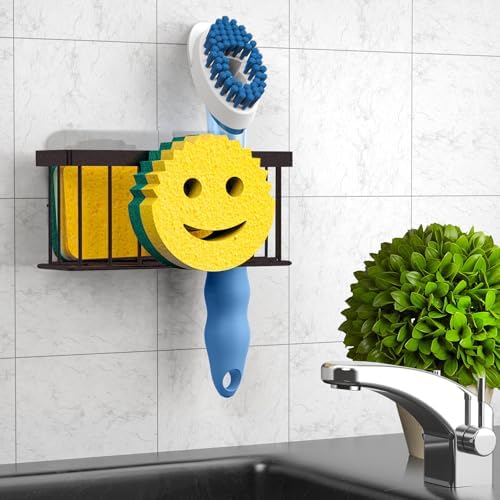 MURLONG Sponge Holder Smiley Face, Sink Caddy - Image 6