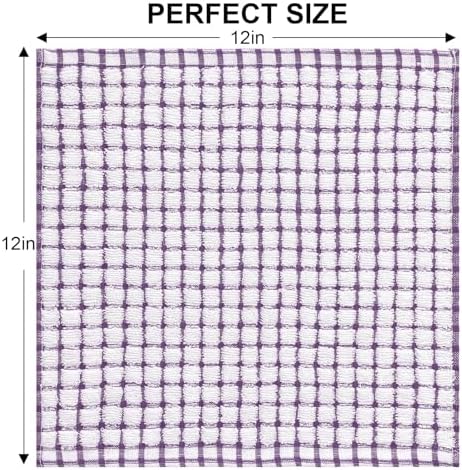 Kitinjoy Cotton 16 Pack Terry Kitchen Dish Cloths - Image 2