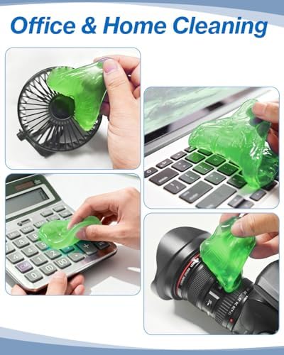 Car Cleaning Gels 3 Pack, Auto Detailing Cleaning Putty, keyboard cleaner - Image 3