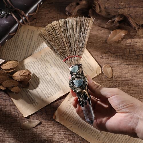 RENEMEGO Witch Crystal Altar Broom - Image 6