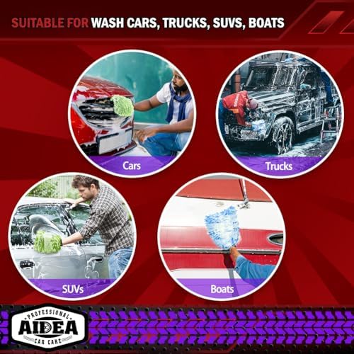 AIDEA Car Wash Mitt Microfiber, Car Wash Brush - Image 7