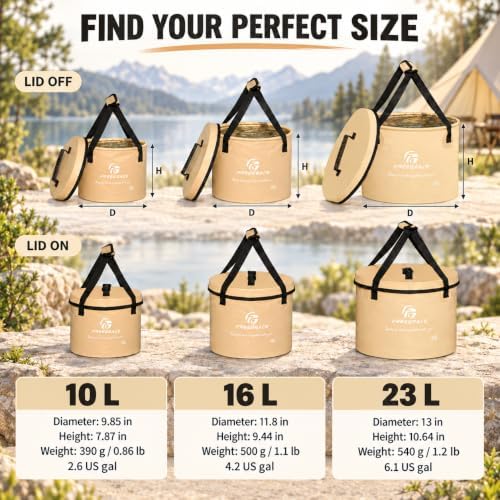 Freegrace Collapsible Water Bucket - Image 2