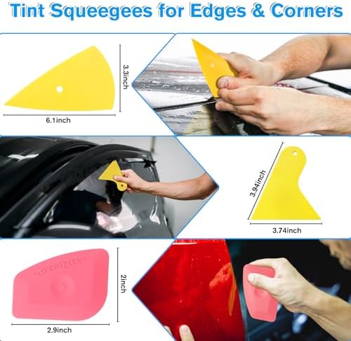 18PCS Window Tint Kit, Felt Squeegee - Image 6