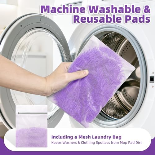Reusable Mop Pads for Swiffer Swiffer Sweeper Mop, Microfiber Chenille Pads - Image 6