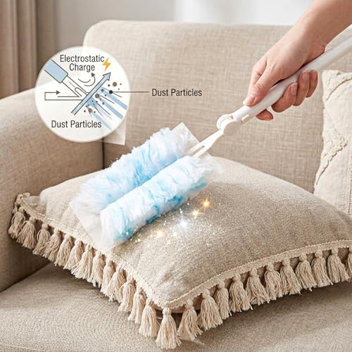 120 Pcs Disposable Heavy Duty Duster Refills, Bulk Electrostatic Duster Refills - Image 4