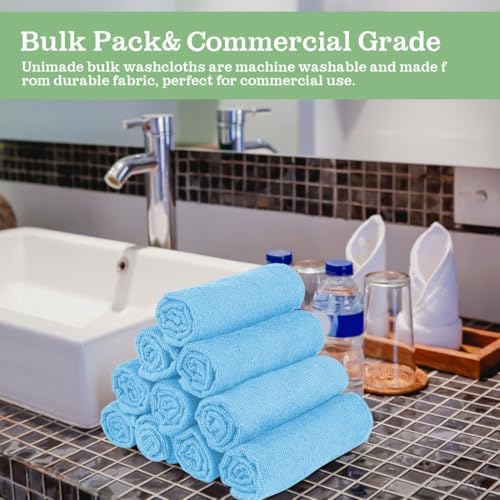 UNIMADE Washcloths Bulk 100 Pack Face Towels, Highly Soft Wash Cloths - Image 6