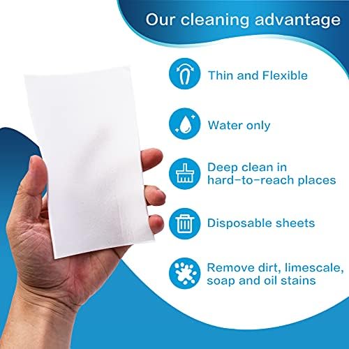 100pack Magic Sponge Eraser Sheets | Thin Nano Pads | All-Purpose - Image 3