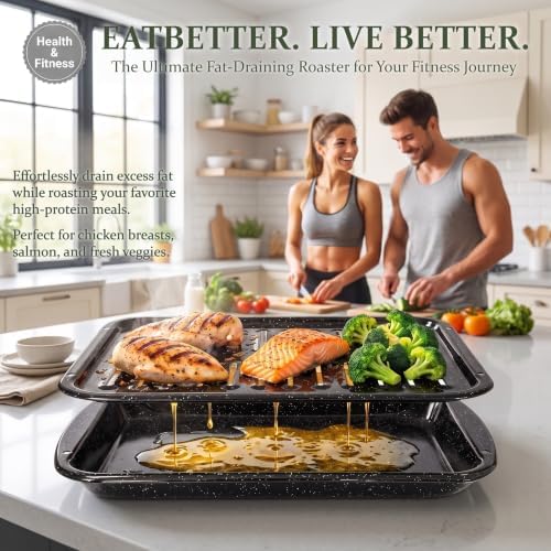 Broiler Pan & Roasting Rack Set - Image 2