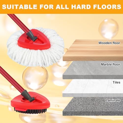 7 Pack Mop Replace Head for Ocedar Spin Mop Replacements Scrubber - Image 6