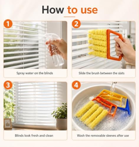 3 Pcs Blind Cleaner Duster Tool, Blinds Duster - Image 4