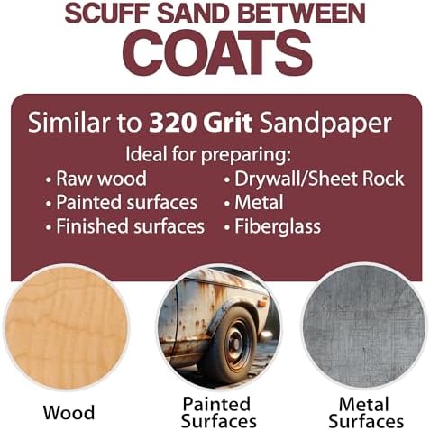5" Abrasive Pad Hook & Loop Round Non-Woven 320 Grit - Image 5