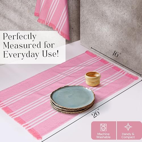 Prewashed Stripe Tea Towels 12 Pack, 16x26 Inches, Dish Cloths - Image 6