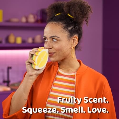 O-Cedar Punch Fruit-Shaped Scrub Sponge Variety Pack, adapts & Powers Through - Image 6