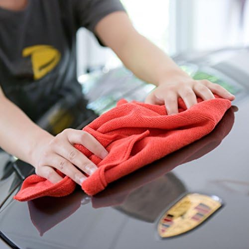CARCAREZ Premium Microfiber Detailing Towels, 340 GSM Lint Free Car Buffing - Image 5