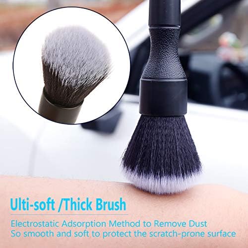 AntBooBoo 3 Pack Ultra-Soft Detailing Brush Set, Comfortable Grip and - Image 2