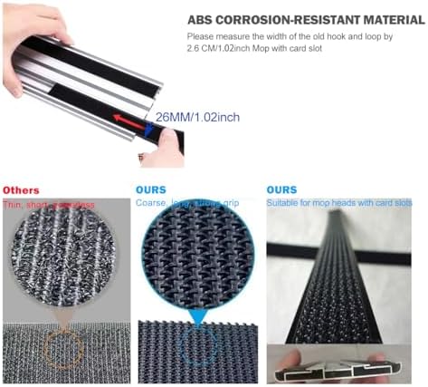 Hook and Loop Accessories Strip Flat Floor Cleaning Mop Part Replacement - Image 3