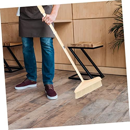Soft Bristle Broom with Long Wooden Handle - Image 7