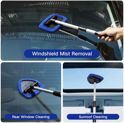 Qydipclin 10pcs Windshield Cleaner Tool Car Interior Window Cleaning Kit - Image 2