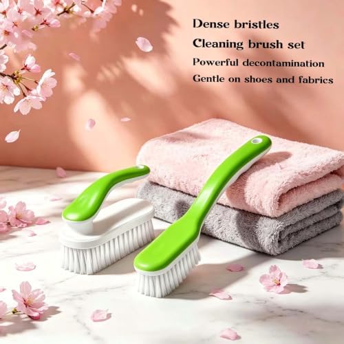 2 Pack Shoe & Laundry Cleaning Brush, Household Soft Bristle Scrubbing - Image 4