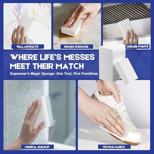 Essential-50 Melamine Cleaning Sponges, Water-Only - Image 2