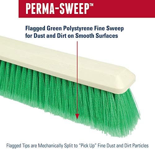 Weiler 42163 Perma-Sweep 18" Block Size, Flagged Green Polystyrene Fill - Image 4