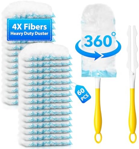 60 Count Duster Refill for Swiffer Duster by XFKJOR