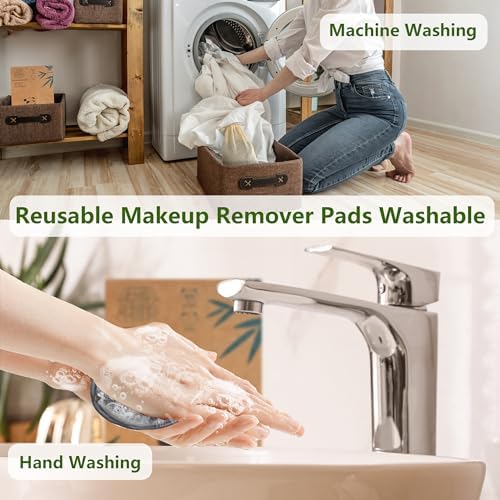 20 Pcs Reusable Makeup Remover Pads - Image 5