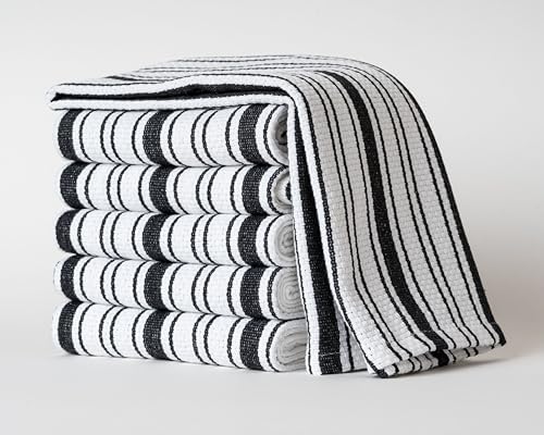 Kitchen Towels Set – Pack of 6 Extra Large Premium Cotton Dish Towels - Image 2