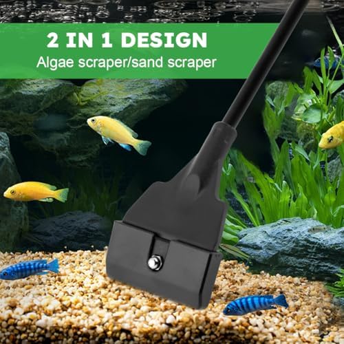 21" Aquarium Scraper Cleaner, Fish Tank Glass Cleaner - Image 5