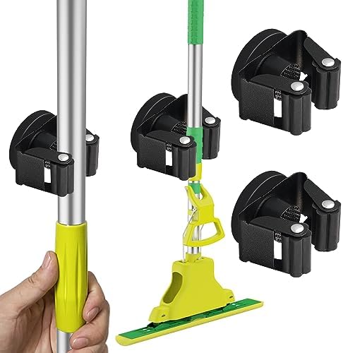 ULIBERMAGNET Magnetic Mop Broom Holder, Heavy Duty Movable Magnetic Broom by ULIBERMAGNET