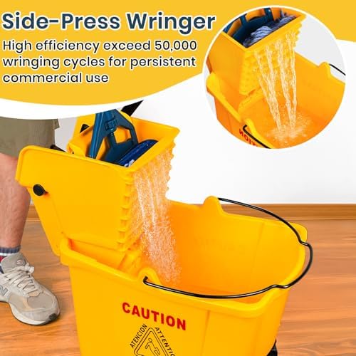 35 Qt Commercial Mop Bucket - Image 2