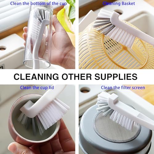 GTOTd Kitchen Right Angle Scrub Grout Small Cleaning Brush（2 Pack） - Image 5